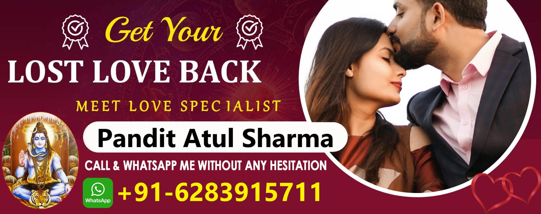 Pandit Atul Sharma +91-6283915711