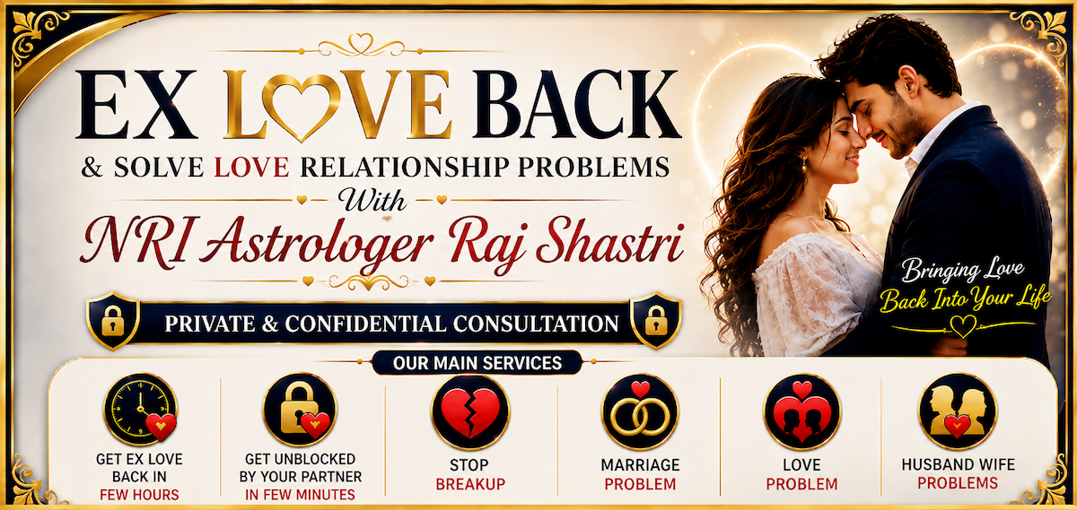 NRI Astrologer Raj Shastri Banner
